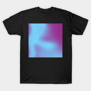 blue to pink gradient T-Shirt